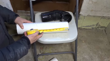 how far does pvc pipe go into fitting