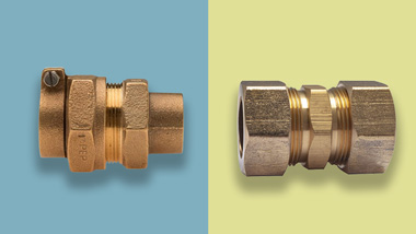 pack joint vs compression fitting