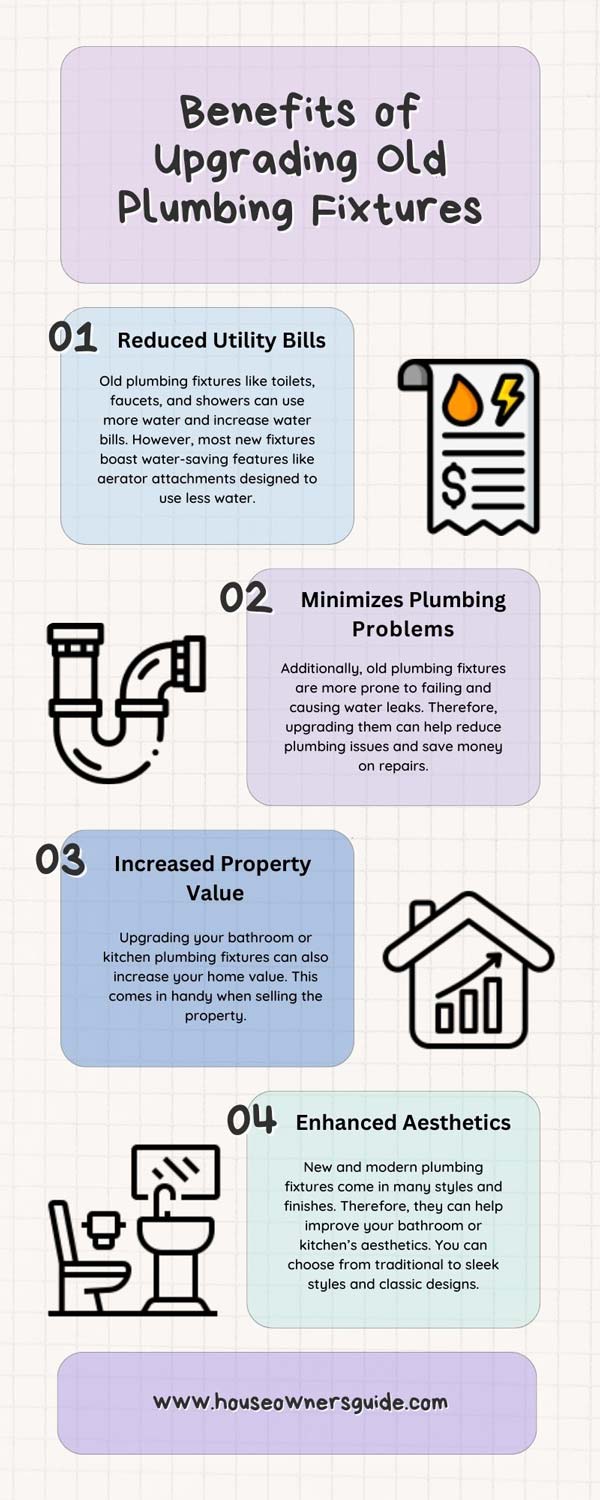 benefits of upgrading old plumbing fixtures
