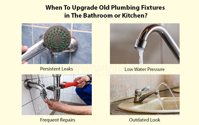 causes to upgrade old bathroom and kitchen fixtures