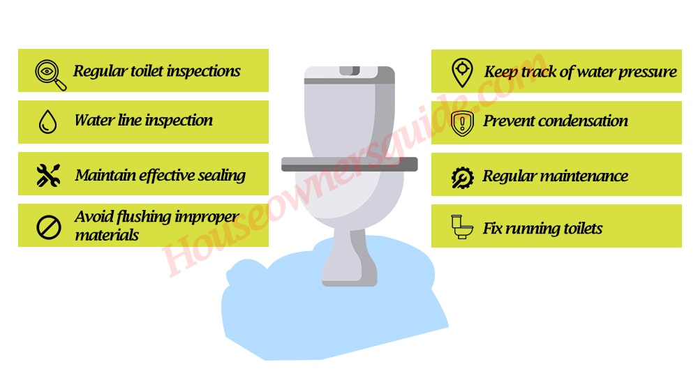 maintenance toilet and prevention toilet leak