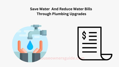 save water and reduce water bills through plumbing upgrades