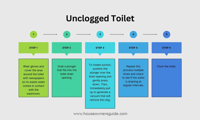 solve the clogged toilet issues